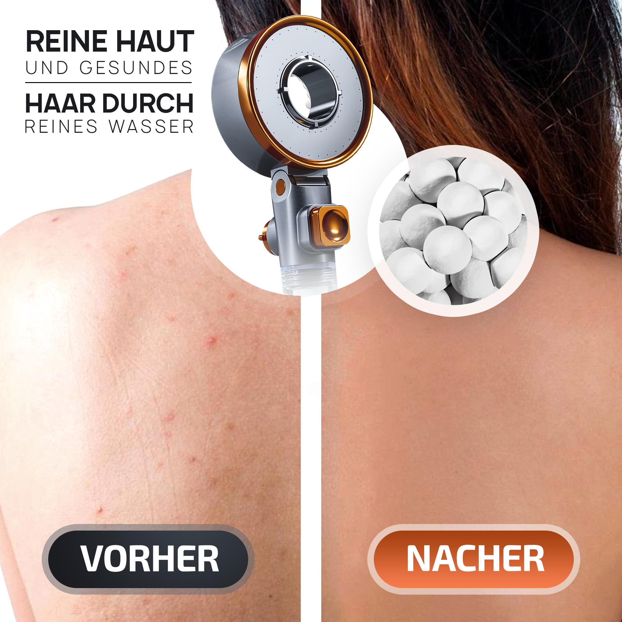 POWERLAP® Duschkopf (Bronze)